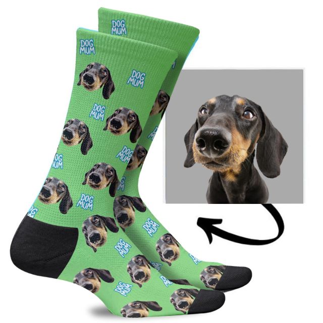 Custom Dog Mum Socks
